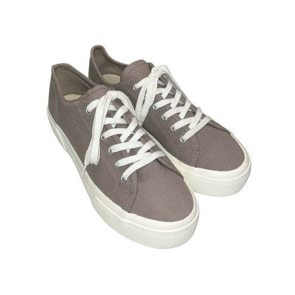 H&M Gray Canvas Platform Sneakers - Picture 4 of 11